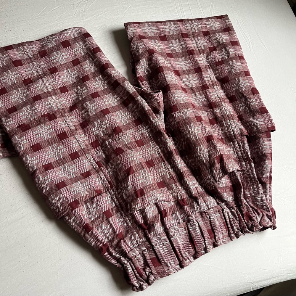 Plaid Wide Leg Pants - Picture 4 of 7